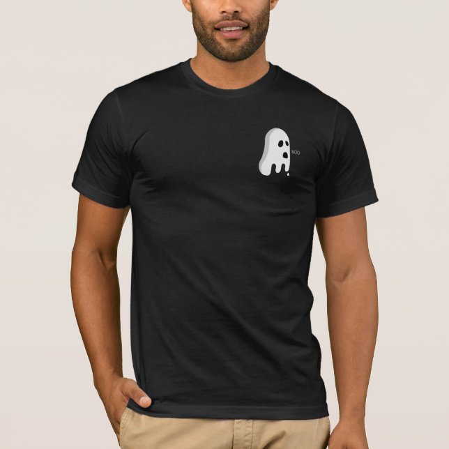 Camiseta Fantasma introduzido, fantasma de cansaço, coração (Frente)