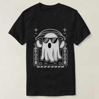 Camiseta Fantasma legal com óculos de sol assustador Boo Ha