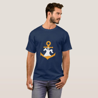 Camiseta Fantasma o Dia das Bruxas da âncora