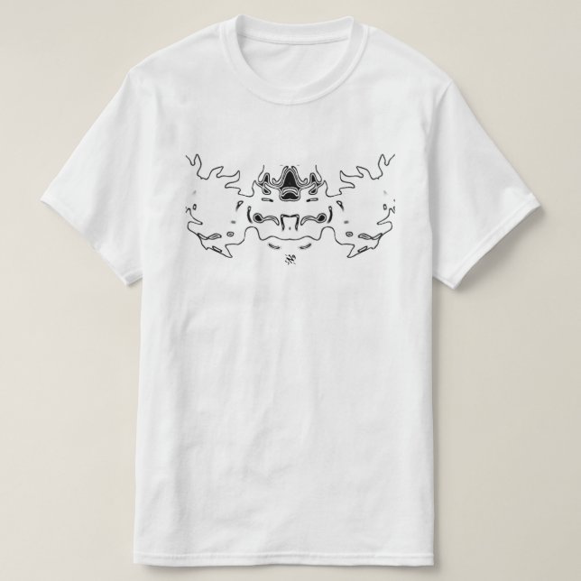 Camiseta Fantasma Oriental (Frente do Design)