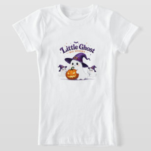 Camiseta Fantasma Pequeno Grandes Espantos Halloween Fofo