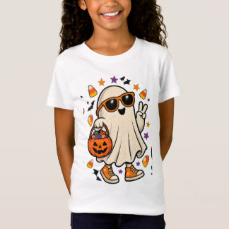 Camiseta Fantasma Retro Legal com Truque de Óculos de Sol