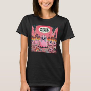 Camiseta Fantasma Rosa Bonita: Abraça-me! :( #13