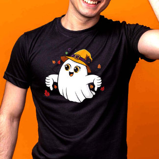Camiseta Fantasma Sassy, mas assustador - O Halloween dimin