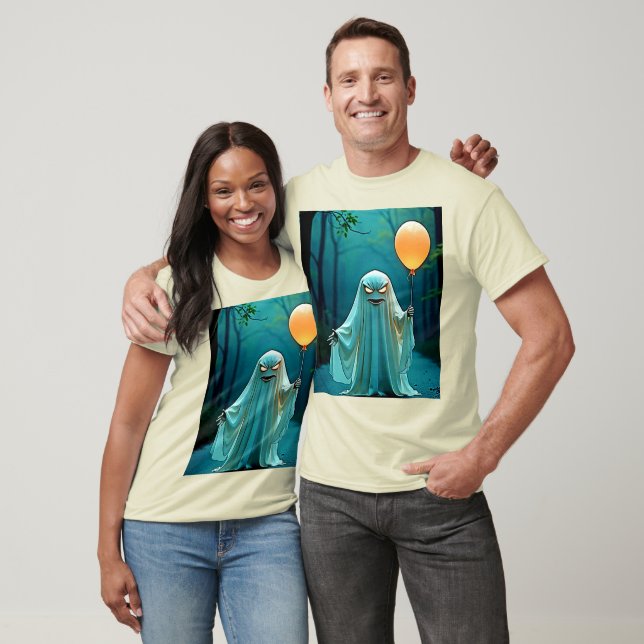Camiseta Fantasma Spooky com Eerie Balloon (Unissex)