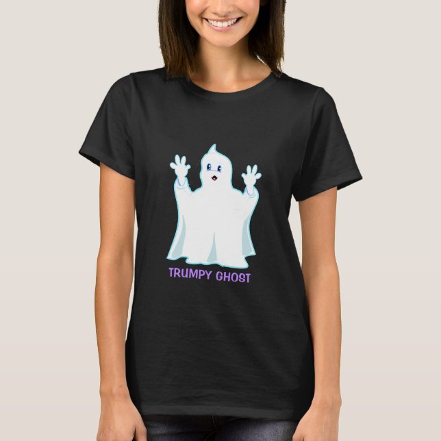 Camiseta Fantasma Trumpy do Halloween (Frente)