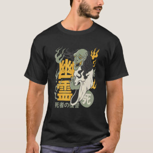 Camiseta Fantasma Yurei de Cadáver Podre Folclore da Morte 