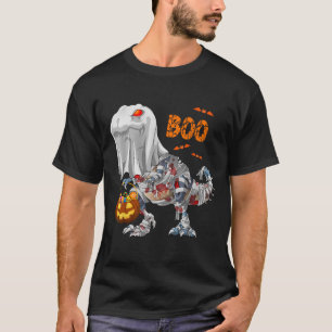 Camiseta Fantasma Zumbi Múmia Dinossauro Engraçado Boo Hall