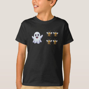 Camiseta Fantasmagóricas Abelhas Boo Engraçadas de Hallowee