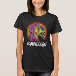 Camiseta Fantasmagórico Zombiecorn Unicórnio Zumbi Fantasia