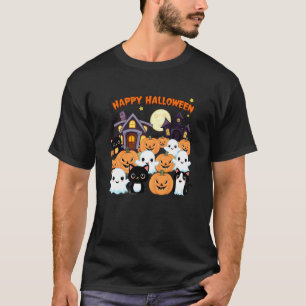 Camiseta Fantasmagóricos fantasmas de casa assombrada de Ha