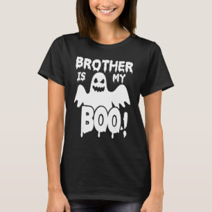 Camiseta Fantasmas Assustadores Felizes Dia das Bruxas Irmã