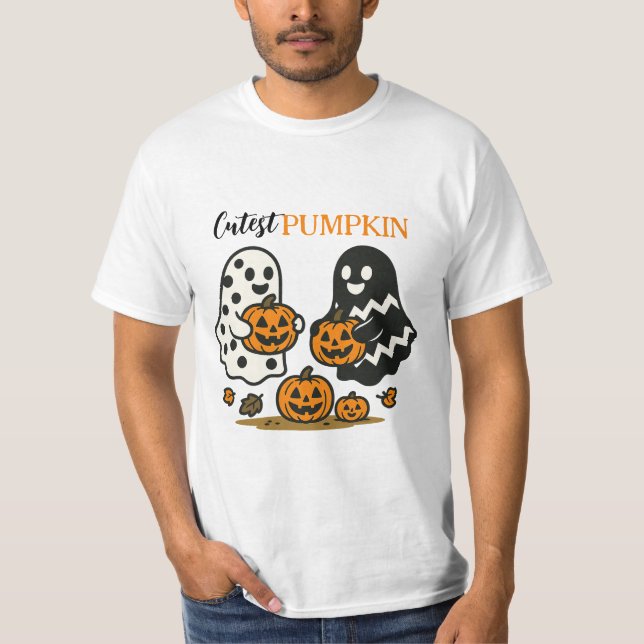 Camiseta Fantasmas da Pumpkin Mais Justa (Frente)