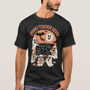 Camiseta Fantasmas da Sala de Aula de Halloween do Professo