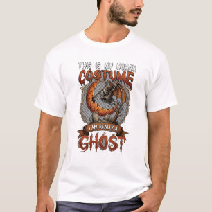 Camiseta Fantasmas de Fantasia Humana Ceifador Crânio Lua C