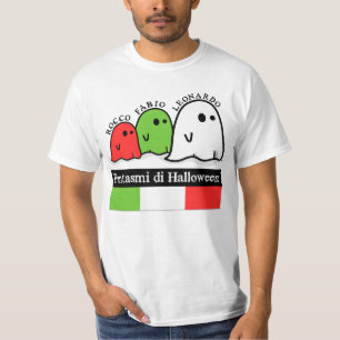 Camiseta Fantasmas do Halloween Italiano, Fantasmi di Hallo