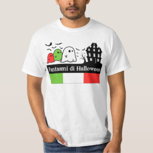 Camiseta Fantasmas do Halloween Italiano, Fantasmi di Hallo