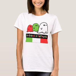 Camiseta Fantasmas do Halloween Italiano, Fantasmi di Hallo