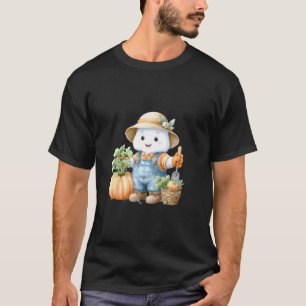 Camiseta Fantasmas Engraçados de Halloween para Planta de J