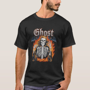 Camiseta Fantasmas Fantasias de Halloween Esqueleto Assusta