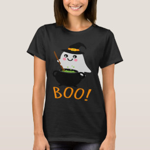 Camiseta Fantasmas Halloween com Poção Mágica de Caldeirão