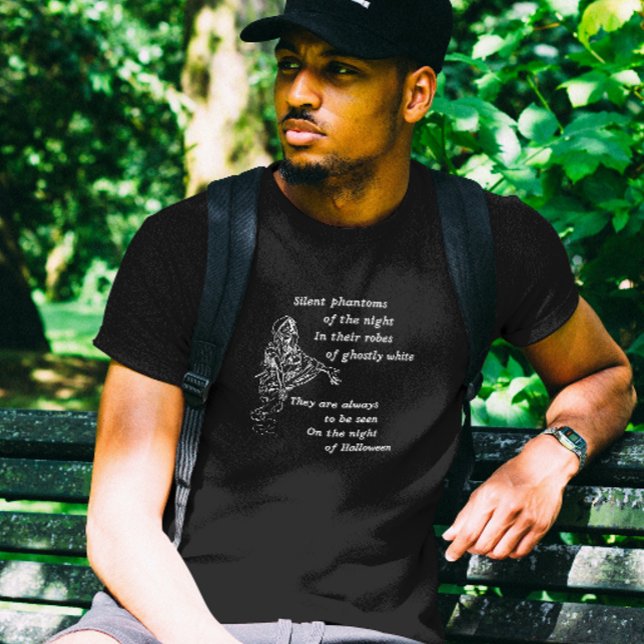 Camiseta Fantasmas silenciosos da noite - Dia das Bruxas de (Criador carregado)