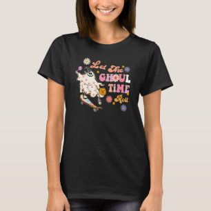 Camiseta Fantasmas Skateboard Preguiçoso Fantasia de Hallow