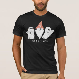 Camiseta Fantasmas Tis A Época Fall Halloween