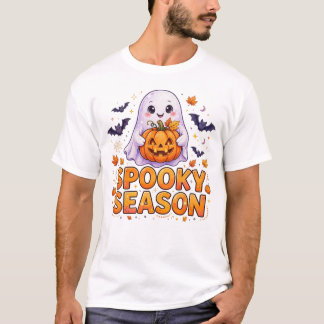 Camiseta Fantasmino Carinho Temporada Assustadora Halloween