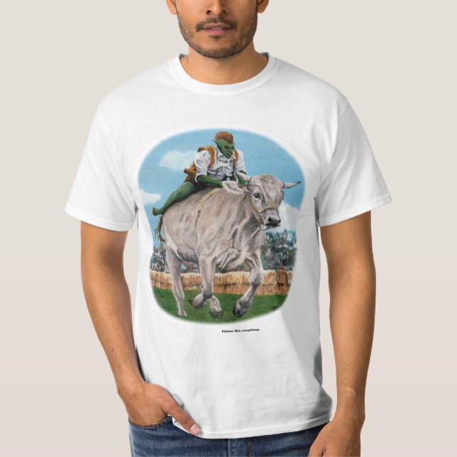 Camiseta Fantástica de Arte Goblin Rider (Frente)