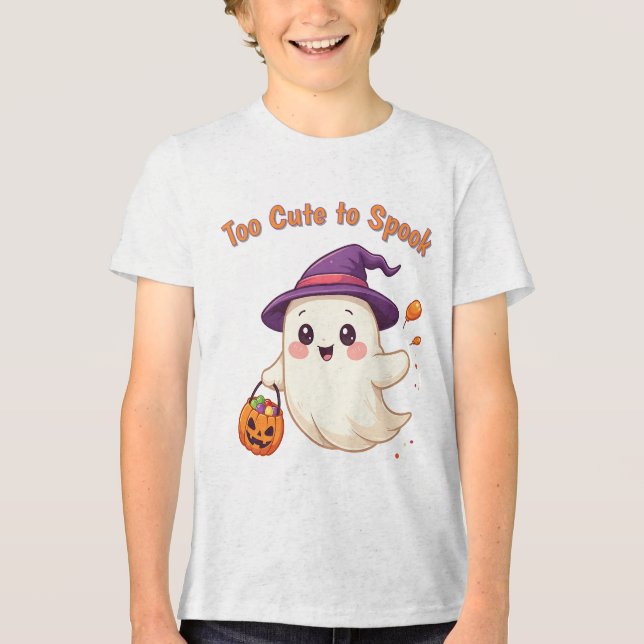 Camiseta Fantástica do Halloween para rapazes e ra (Frente)