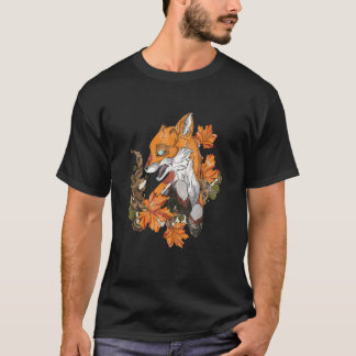 Camiseta Fantástica Raposa Gato Floresta Criatura Animal de