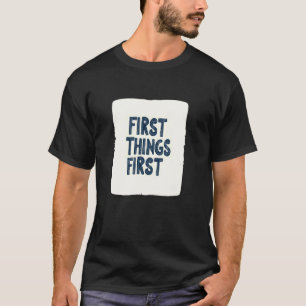 Camiseta Fantástico Conjunto de Emblema Primeiro as Primeir