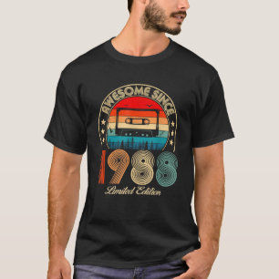 Camiseta Fantástico Desde 1988 Cassete Clássico de Aniversá
