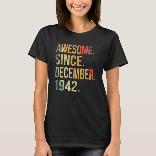 Camiseta Fantástico Desde Dezembro De 1942 80 Bir (Frente)