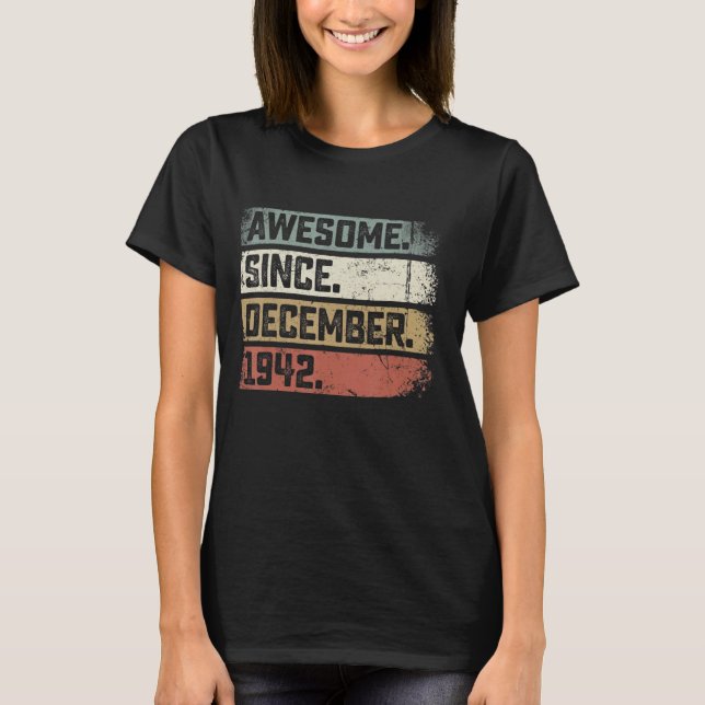 Camiseta Fantástico Desde Dezembro De 1942 80 Bir (Frente)