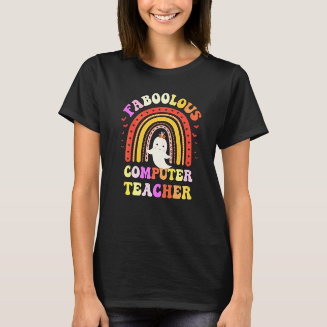 Camiseta Fantástico FANTÁSTICO TRAJE DE PROFESSOR DE COMPUT (Frente)