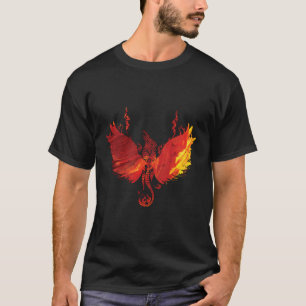 Camiseta Fantástico Fênix Red Firebird Ascensão Engraçado P