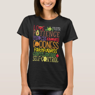 Camiseta Fantástico Fruta Galatiana Do Espírito Religioso V