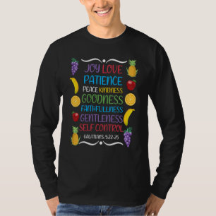 Camiseta Fantástico Fruta Galatiana Do Espírito Religioso V