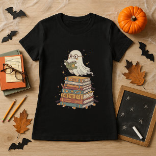 Camiseta Fantástico Halloween para Bibliotecários e Leitore