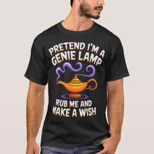 Camiseta Fantástico Traje Preguiçoso de Halloween Finja que
