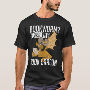 Camiseta Fantasy Animal Book Dragon Bookworm Nerd Read