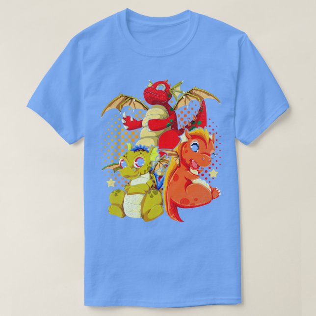 Camiseta Fantasy Animal Mythure Creature Dragon (Frente do Design)