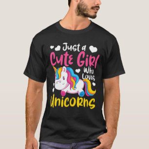 Camiseta Fantasy Animal Women Apenas Uma Menina Bonita Que