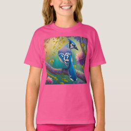 Camiseta Fantasy Birds Blue Jay