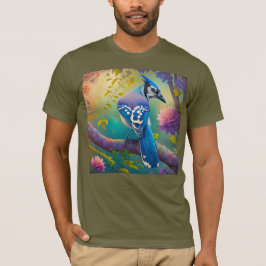 Camiseta Fantasy Birds Blue Jay