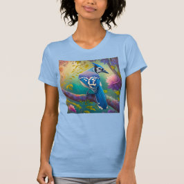 Camiseta Fantasy Birds Blue Jay