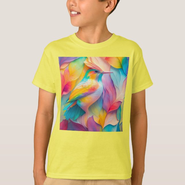 Camiseta Fantasy Birds Silk Bird (Frente)
