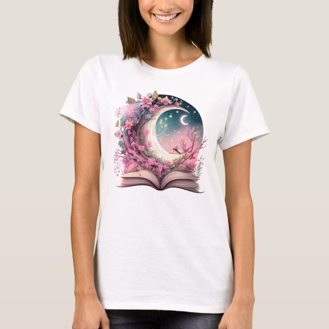 Camiseta Fantasy Book Lover Design (Frente)
